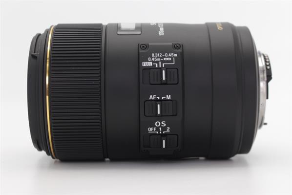 Main Product Image for Sigma 105mm f/2.8 EX DG OS HSM Macro Lens - Nikon F